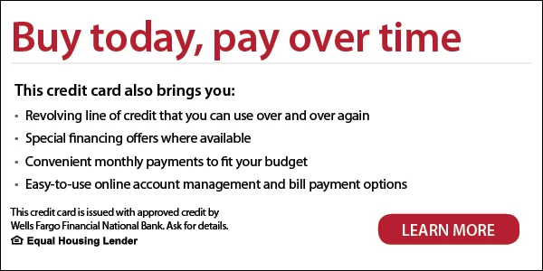 Buy today, pay over time. The Sleep Center credit card also brings you a revolving line of credit you can use over and over again, special financing offers where available, convenient monthly payments to fit your budget, and easy-to-use online account management and bill payment options.