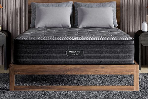 Beautyrest Black mattress in a bedroom