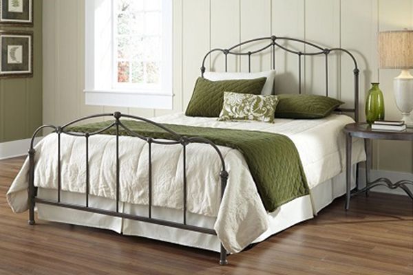 Metal headboard and footboard