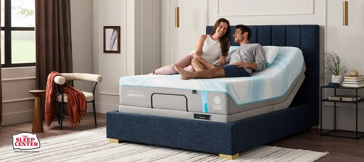 Tempur-Pedic ActiveBreeze display at The Sleep Center